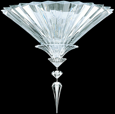 Baccarat Crystal Mille Nuits Ceiling Unit lamp: US$7,900.