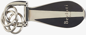 Berluti Metal Scritto Shoehorn Key Ring: US$380.