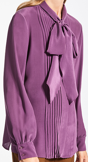 Max Mara Silk crêpe de chine women's shirt: US$350.