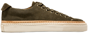 Buttero Army Green Tanina women's low sneakers: US$495.