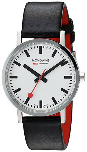 Mondaine Men's Swiss Railways Classic Watch A6603031411SBB: US$195.