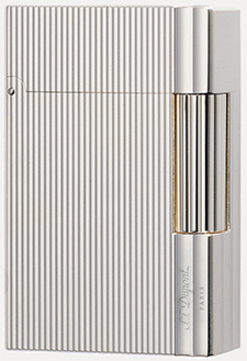 S.T. Dupont Gatsby Lighter - Silver Verticle Lines: US$725.