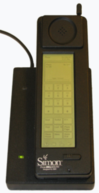 IBM Simon smartphone (1994-1995). Photo by by Bcos47.
