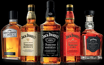 Jack Daniel's whiskeys.
