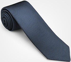 John Lobb 100% silk tie woven in England with an embroidered stitch design: US$205.