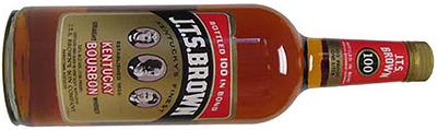 J.T.S. Brown bourbon whiskey.
