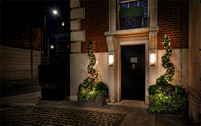 The Luggage Room, On the Corner, Grosvenor Square, Mayfair.