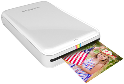 Polaroid ZIP Mobile Printer w/ZINK Zero Ink Printing Technology - Compatible w/iOS & Android Devices - White: US$125.