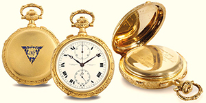 World's Most Expensive Watch #16: Vacheron Constantin Grand Complication, Movement No. 37555, Case No. 231922, pocket watch in 20-carat gold made for James Ward Packard in 1918 brought US$1,800,000 at Christies New York auction on June 15, 2011.