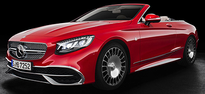 Mercedes-Maybach S 650 Convertible (2017): US$323,000.