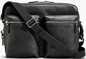 Shinola men's Zip Top Messenger: US$950.