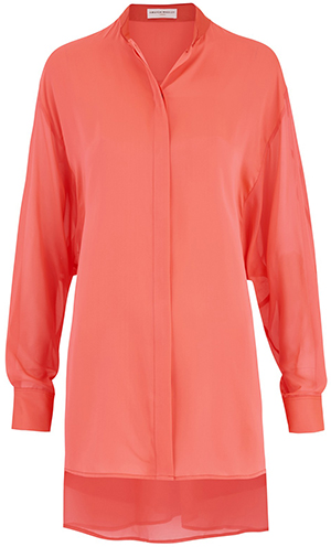 Amanda Wakeley Sinai Fluoro women's pleat shirt: £395.