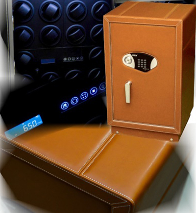 Safewinder 18 DeLuxe Tan watch winder & safe: €3121.70.