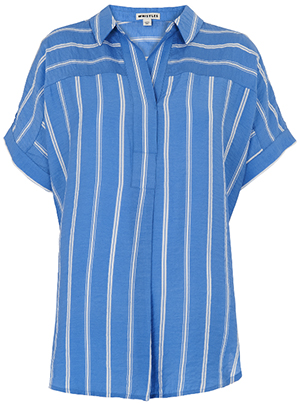 Whistles women's Ellen Stripe Casual Shirt: £95.