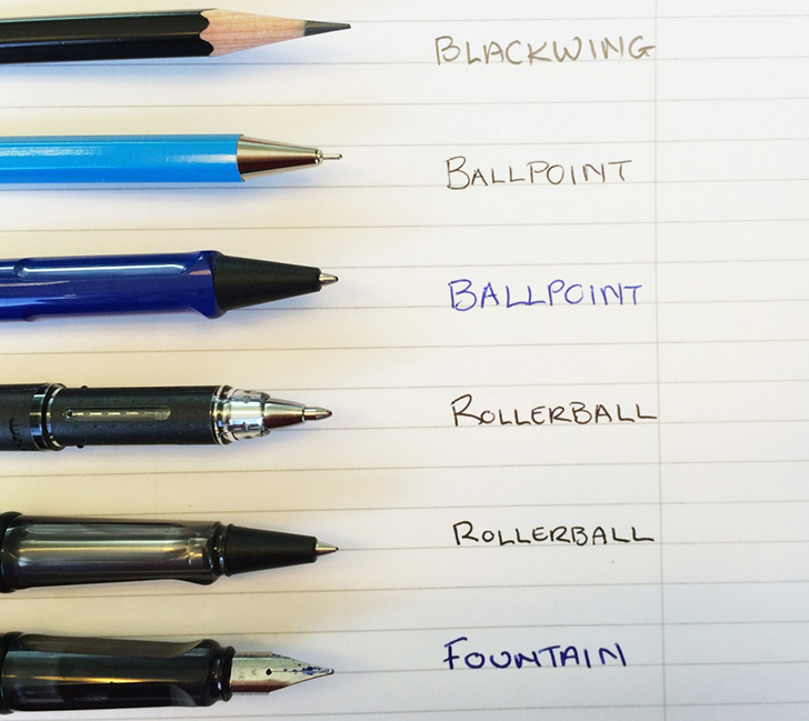 Ballpoint vs rollerball - What is the difference between ballpoint and rollerball pens?