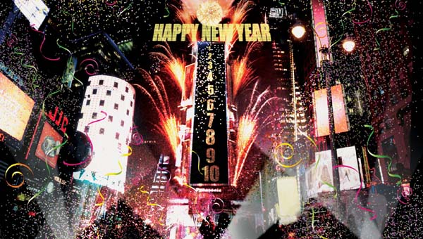 TIMES SQUARE NEW YEAR'S EVE BALL DROP 2024 at 1 Times Square, New York City, NY 10036-9998, U.S.A.